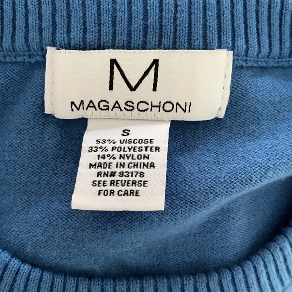 MAGASHONI Light Blue Crewneck Sweater - Picture 8 of 10